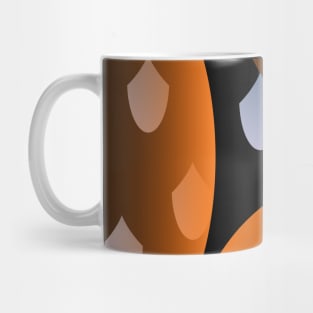 Two-color abstraction Mug